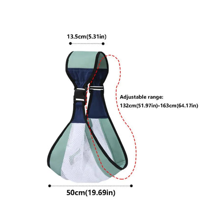 Newborn Baby Holding Carrier Bag