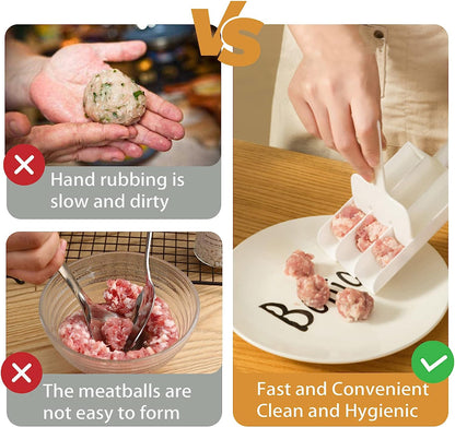 Meat Ball Scoop with Cutting Spade (Non-Stick)