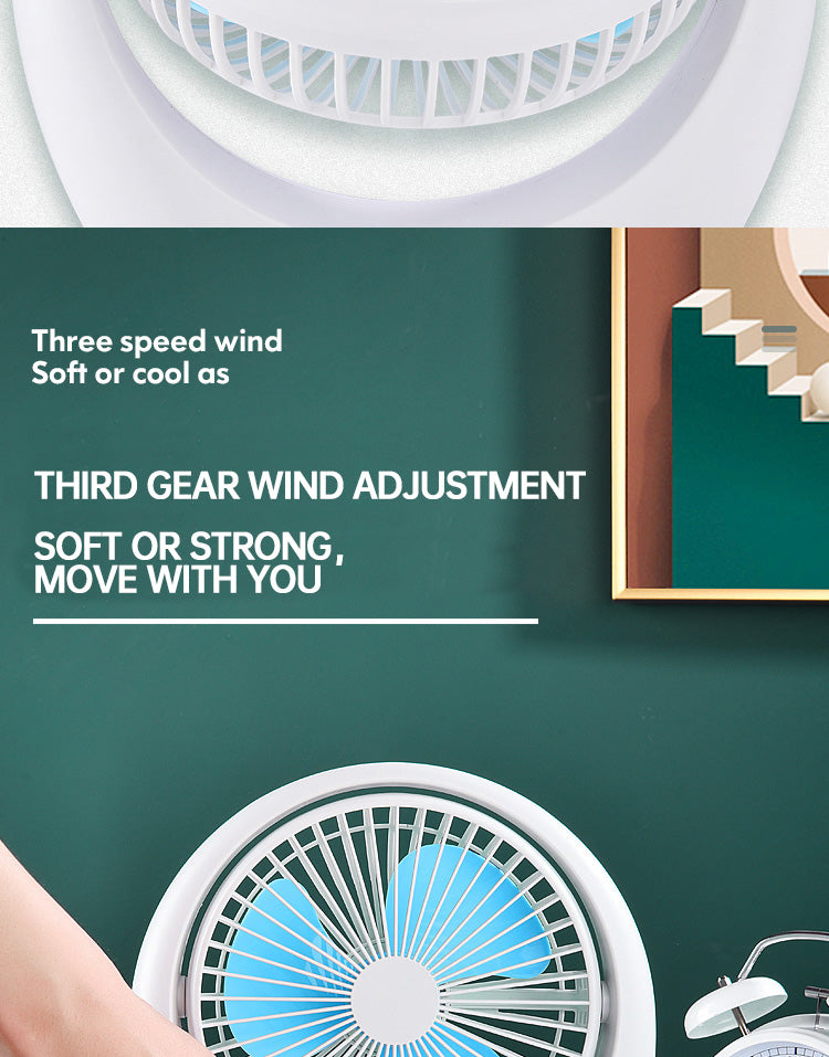Quiet Cool Mini Portable Desk Fan