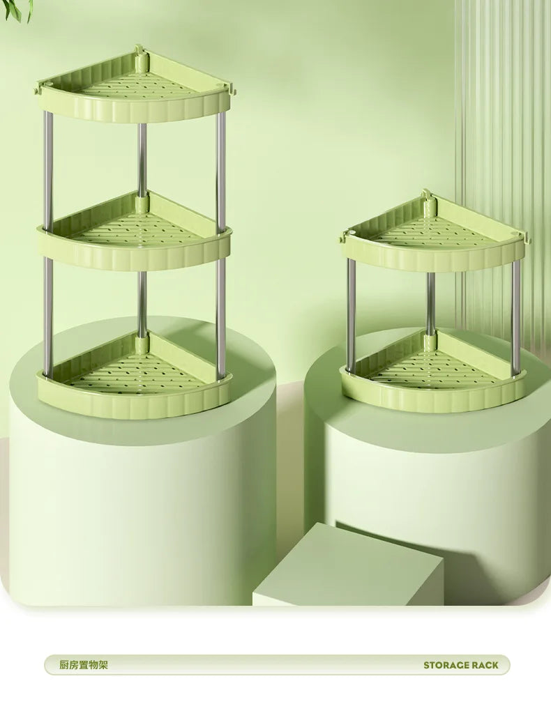 4 Layer Corner Trolly Rack