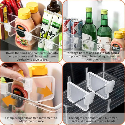 12pcs Adjustable Fridge Dividers
