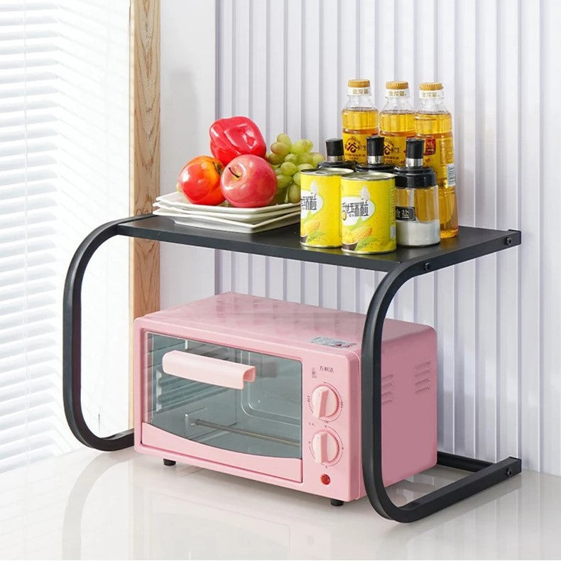 Microwave Oven Rack Multifunctional Kitchen Shelf (56×37×41cm)