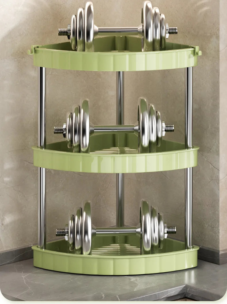 4 Layer Corner Trolly Rack