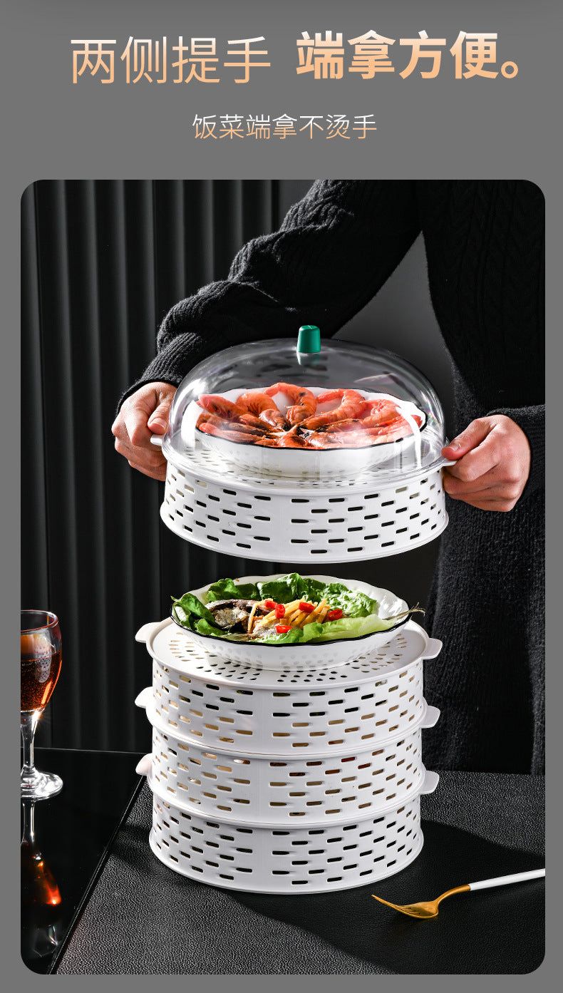 Hollow Vegetable Cover Dining Table Food Cover